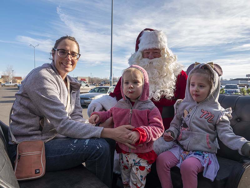 Santa gives sleigh rides in Ace Parking Lot 12-21-2024_020