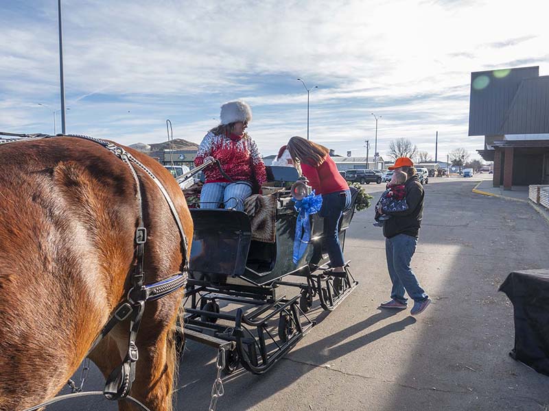 Santa gives sleigh rides in Ace Parking Lot 12-21-2024_030